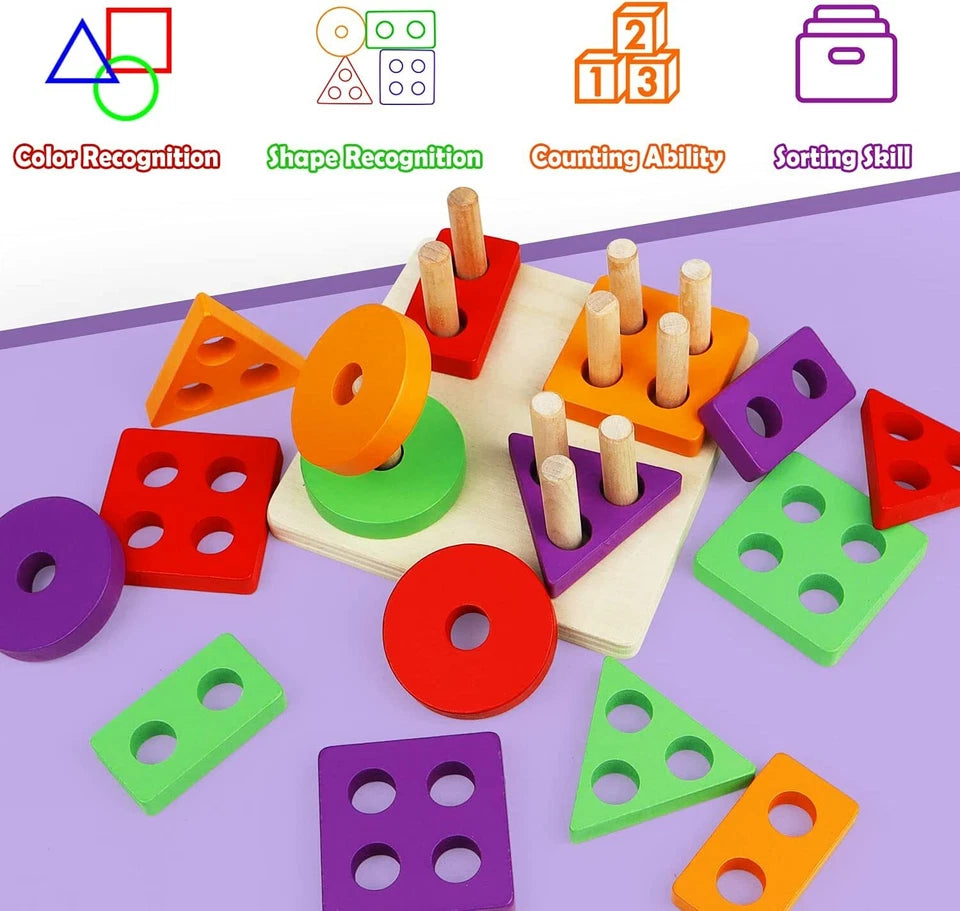 3D Blocks Color and Shapes