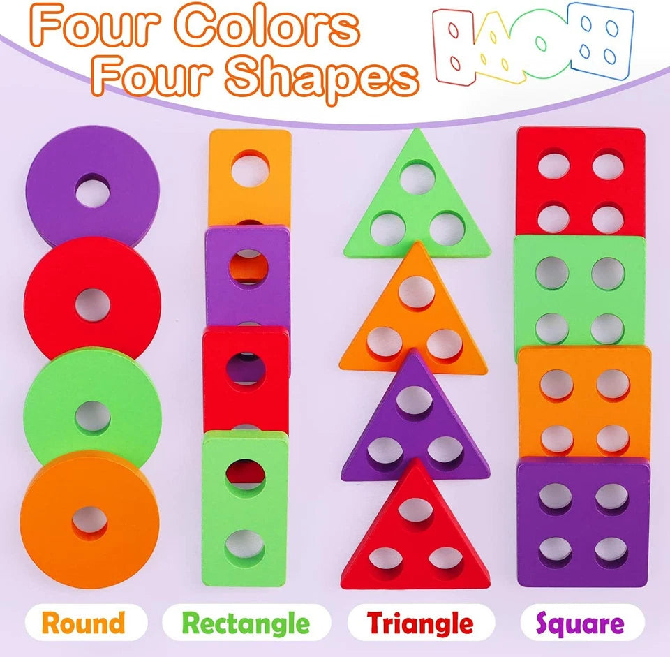 3D Blocks Color and Shapes