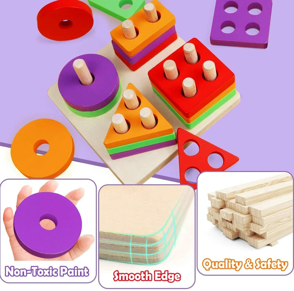 3D Blocks Color and Shapes